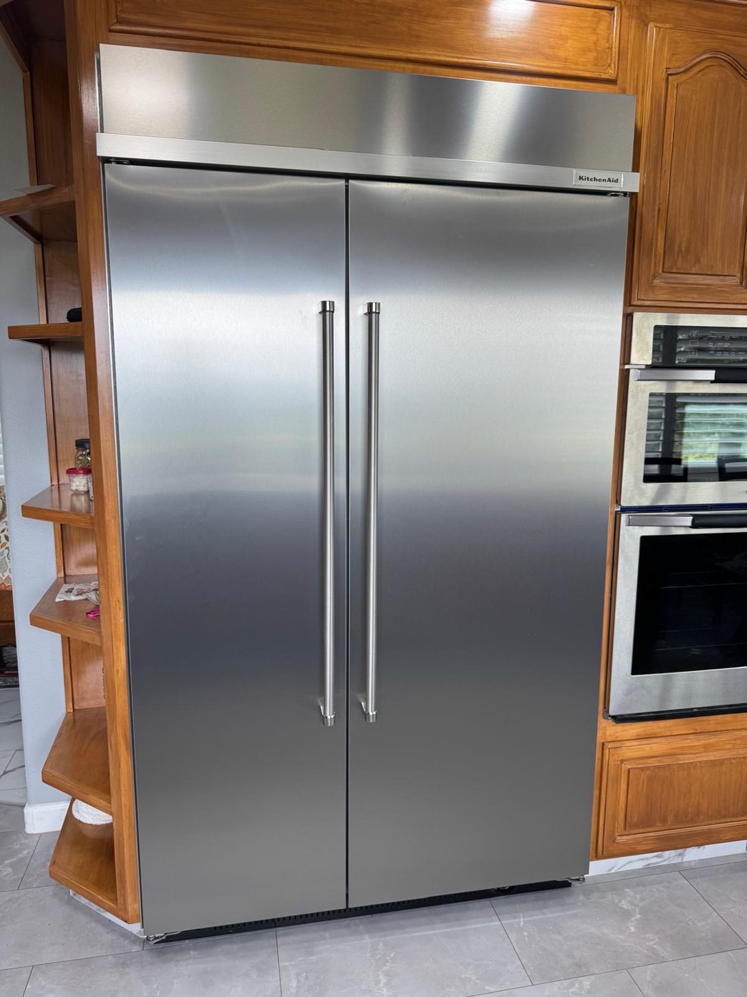 KitchenAid built-in refrigerator